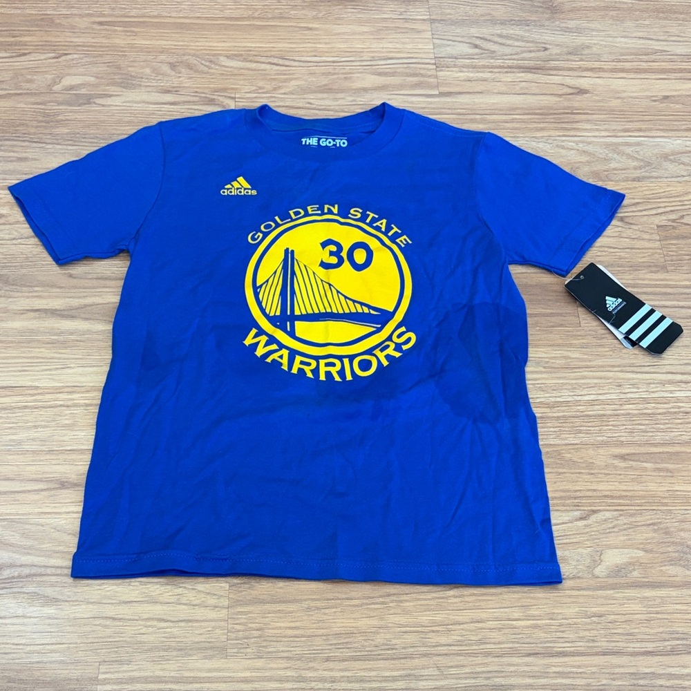 Adidas Golden State Warriors T-shirt Tee NWT Size Small S